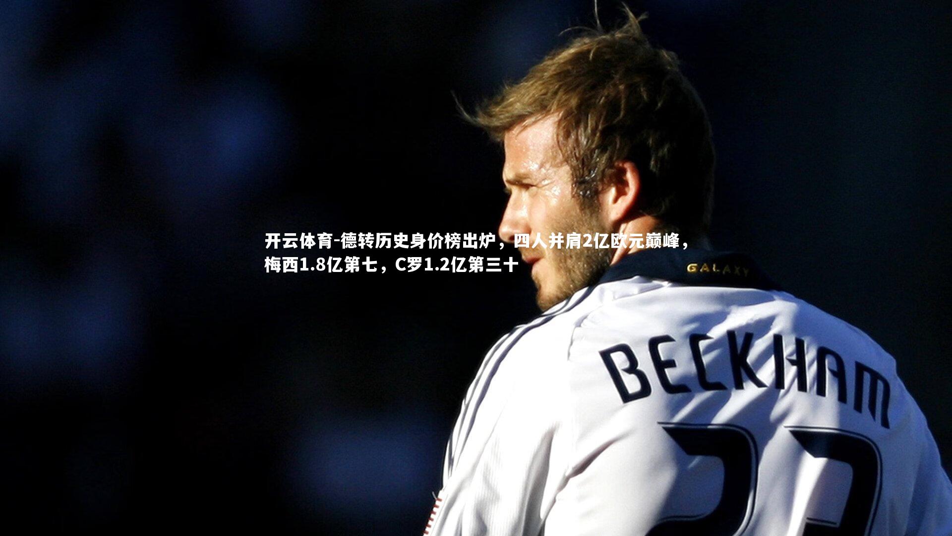 德转历史身价榜出炉，四人并肩2亿欧元巅峰，梅西1.8亿第七，C罗1.2亿第三十